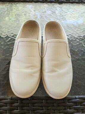 Gianni Bini Cream Slip-On Loafers